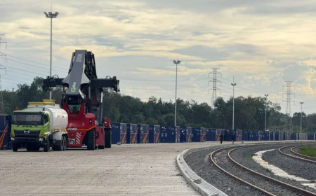 KAI Logistik Operasikan Container Yard 2 Merapi Perkuat Distribusi Energi