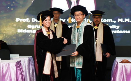 Saat AI Tak Bisa Berdiri Sendiri: BINUS Kukuhkan Prof. Tanty Oktavia, Soroti Pentingnya Human–AI Collaboration